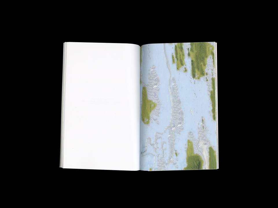 double spread with visual