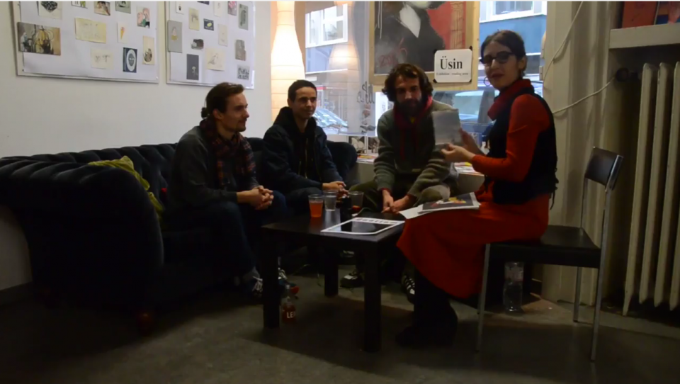 People sitting together for a talk