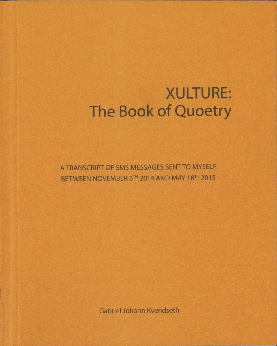 Orange cover with text