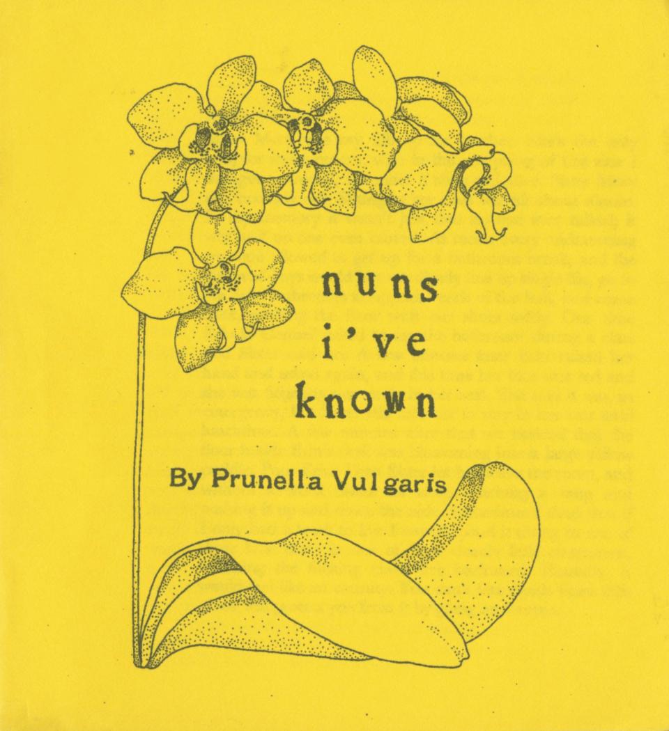 Yellow cover with flower