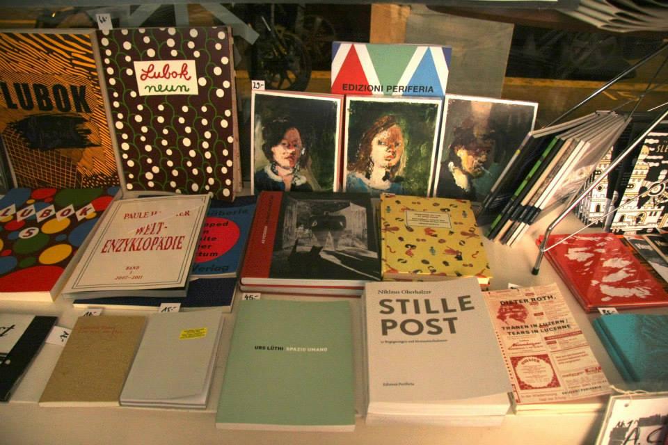 © ALF Exhibited books on a table