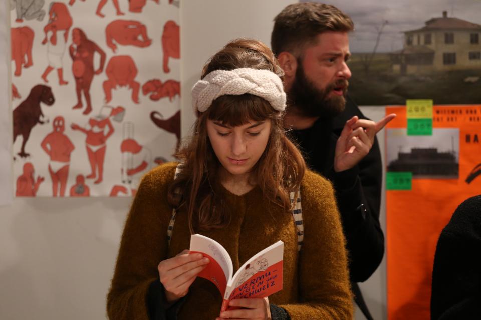 Girl holding a book in her hands