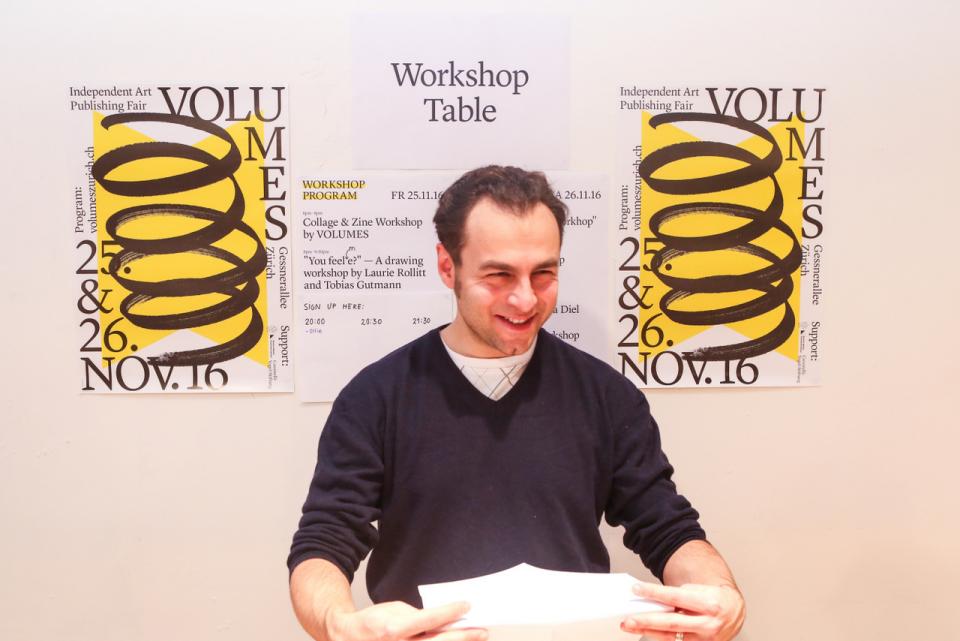 Man at the workshop table