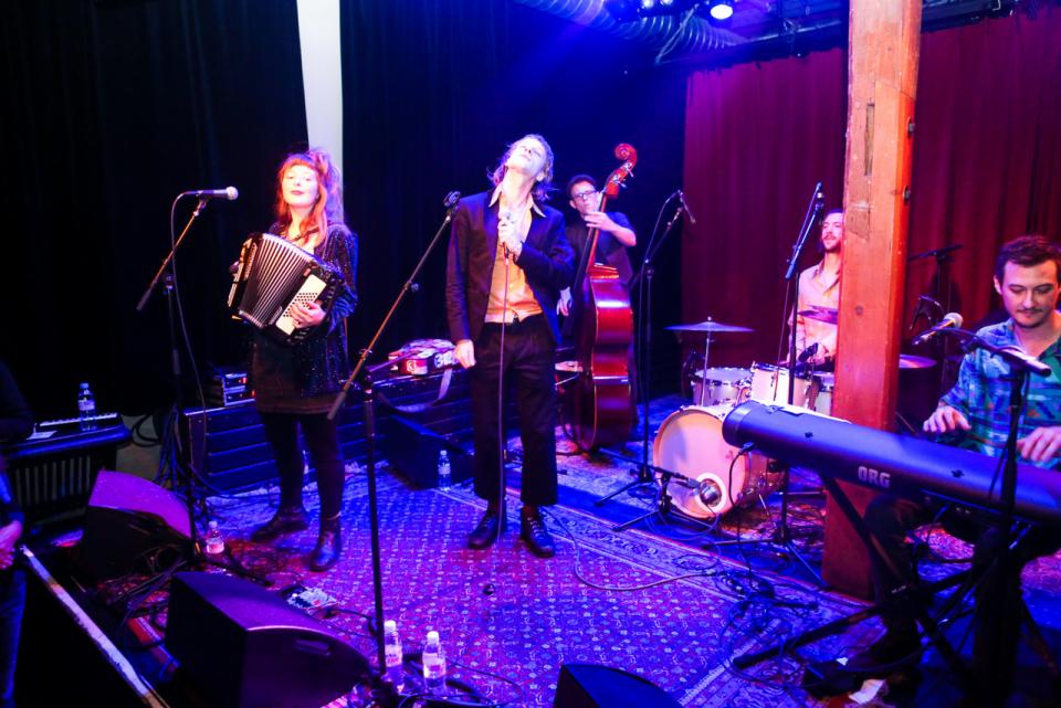 Band on the stage