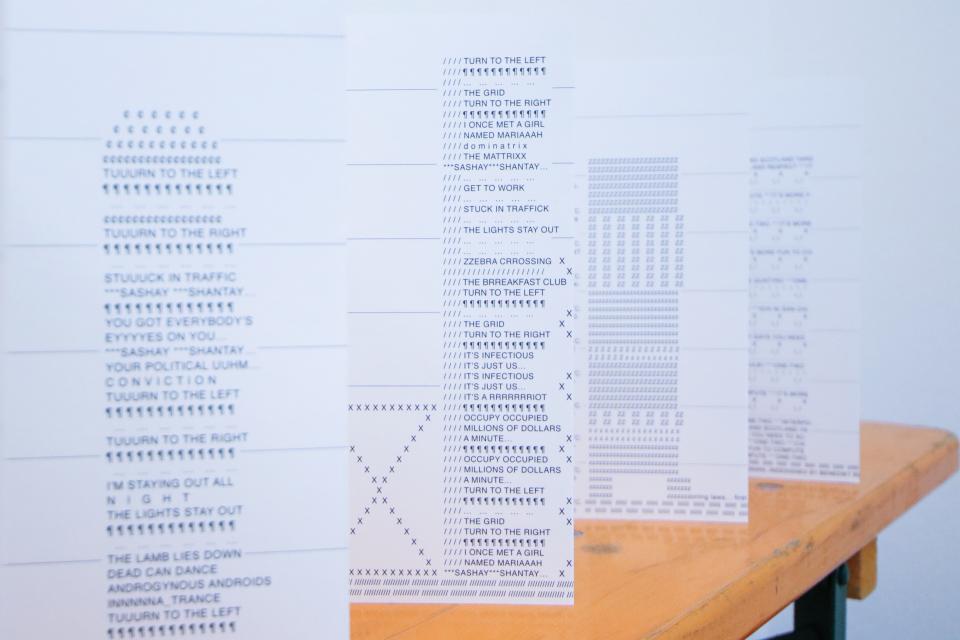 Poster on the wall