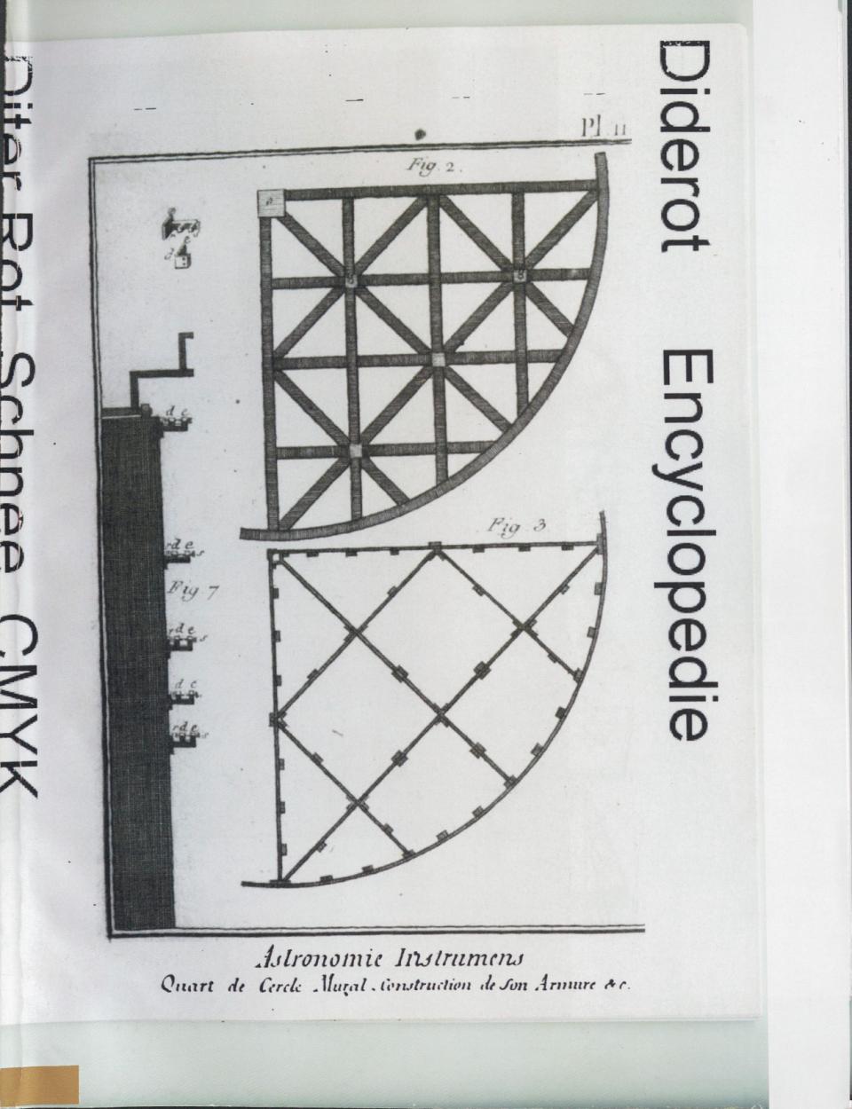 Dieter Roth Schnee CMYK & Diderot Encyclopedie