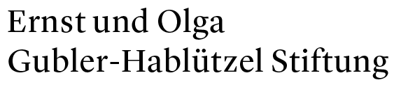 Logo Ernst und Olga Gubler-Hablützel Stiftung